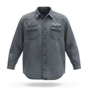 Harley Davidson Men's Serpent Skull Long Sleeve Shirt Size 4XL